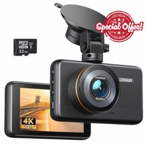 iZEEKER 4K Dash Cam Front
