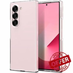 Spigen Air Skin Case Compatible with Samsung Galaxy Z Fold 6 - Crystal Clea