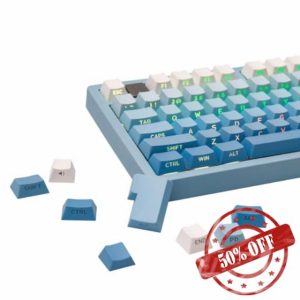 EPOMAKER 133-Key Double-shot Side-printed PBT Cherry Profile Keycap Set for Mechanical Gaming Keyboard