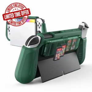 KIWIHOME Switch OLED Case Compatible with Nintendo Switch OLED Model 2021