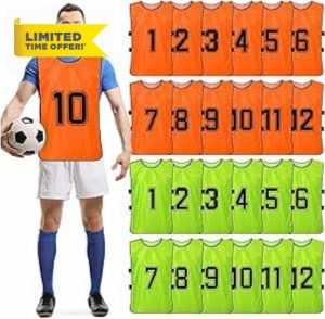 24 Pcs Scrimmage Training Vest - Soccer