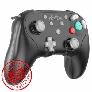 Retro Fighters BattlerGC Wireless 2.4G Controller Black - Gamecube