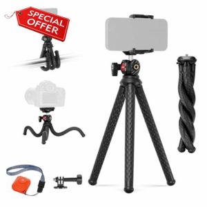 NEEWER Flexible Tripod with Remote