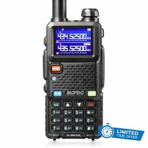 BAOFENG UV-5RM Plus Amateur Radio Multi-Band Walkie Talkie