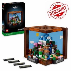LEGO Minecraft The Crafting Table Model Kit for Adults to Build