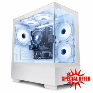 Vibox I-65 Gaming PC - Quad Core AMD Ryzen 3200G Processor - Radeon Vega 8 Graphics - 16GB RAM - 500GB NVMe M.2 SSD - Windows 11 - WiFi