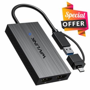 WAVLINK USB 3.1/USB C to Dual HDMI Adapter