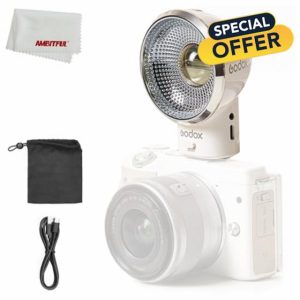 GODOX Lux Elf Retro Camera Flash GN6 ISO 100 CCT 6000K±200K for Sony Canon Nikon Fuji Panasonic Olympus Cameras