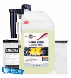 powerenhancer Premium Double Filtered Pure 2-EHN Cetane Booster with 100% Ester Lubricant. Diesel Additive to Improve Cold Start