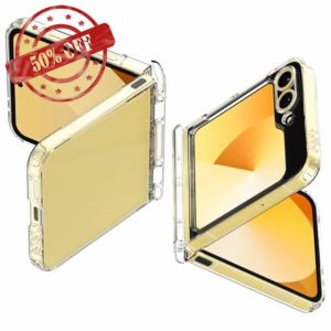 Spigen Ultra Hybrid Pro [Hinge Protection] Case Compatible with Samsung Galaxy Z Flip 6 - Crystal Clea