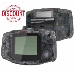 eXtremeRate IPS Ready Upgraded Clear Black Replacement Shell Full Housing Cover with Buttons for Gameboy Advance GBA – Compatible with Both IPS & Standard LCD – Console & IPS Screen NOT Included