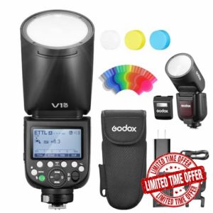 Godox V1 Pro C V1Pro-C Round Head Camera Flash TTL Speedlite Compatible for Canon