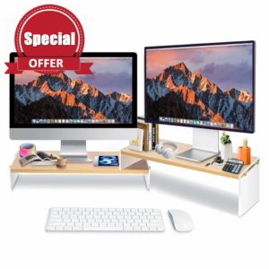YGYQZ Adjustable Monitor Stand for Desk