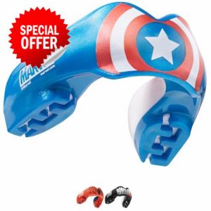 Marvel Captain America Sports Mouthguard for Braces