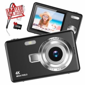 Digital Camera 1080P FHD Compact Camera 44MP Camera with 2.4" LCD Screen