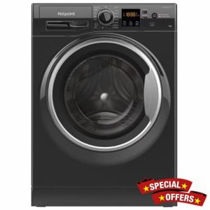 Hotpoint NSWM1046BSUK 10kg 1400RPM Washing Machine in Black