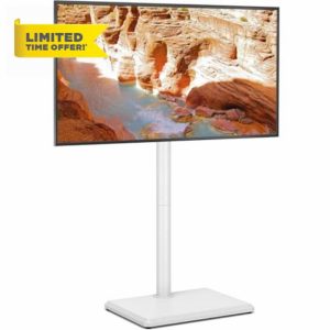 TVON TV Floor Stand for 32 to 55 inch TVs Tall TV Stand with Support Feet