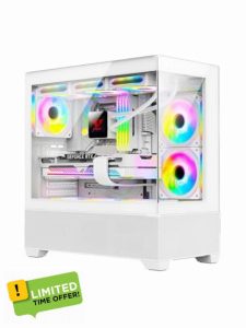 IONZ KZ-V - PC Gaming ATX Case - Mid Tower | Tempered Glass