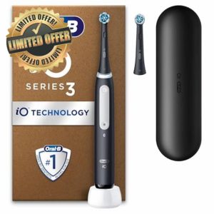 Oral-B iO 3 Matt Black Ultimate Clean Electric Toothbrush