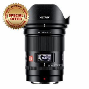 VILTROX AF 16mm F1.8 Full Frame Lens For Nikon Z-Mount