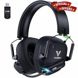 Vakedy Wireless Gaming Headset for PC