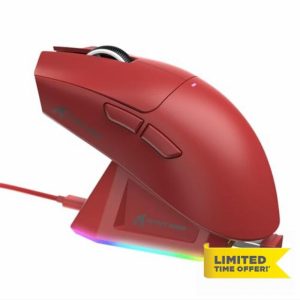 LexonElec x ATTACK SHARK X11 Wireless Gaming Mouse with RGB Magnetic Charging Dock