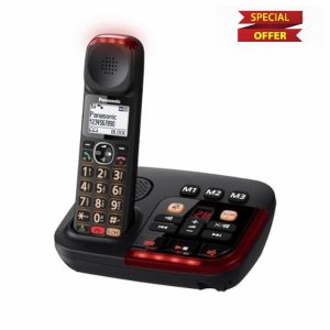 Panasonic KX-TGM420 Amplified Digital Cordless Phone with Answering Machine with loud volume