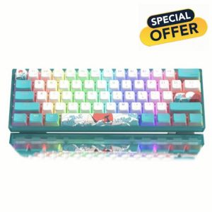 LQXQ WK61 60% Mechanical Keyboard