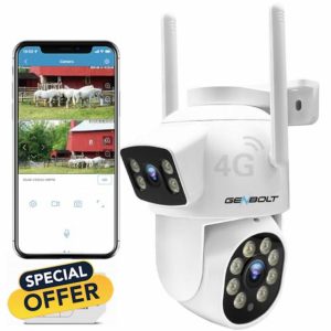 GENBOLT 3G/4G LTE Security Camera Outdoor No WiFi