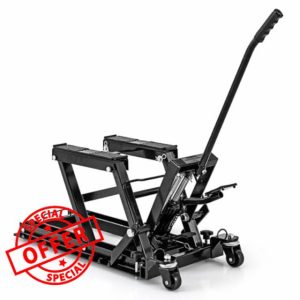 COSTWAY 680kg Hydraulic Motorcycle Lift