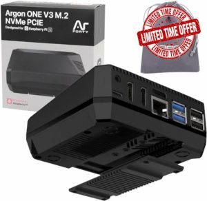 GeeekPi Argon One V3 M.2 NVME PCIE Case for Raspberry Pi 5