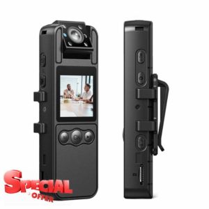 BOBLOV A26 Mini Body Camera with Rotation Lens