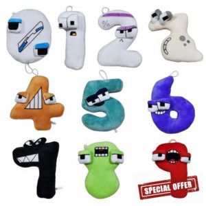 Pasdrucn Number Lore Plush Throw Pillow