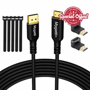 Mygatti 12 Metre DisplayPort to HDMI Cable (4K UHD)