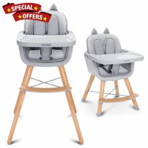 CoziBB 4 in 1 Highchair with Cat Ear