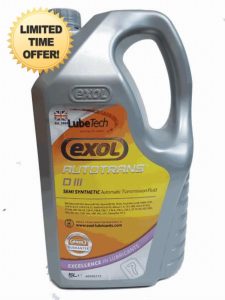 EXOL AUTOMATIC TRANSMISSION OIL ATF DEXRON 3 5LTR SEMI SYNTHETIC ATF FLUID