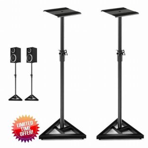 HOMFME Floor Speaker Stands Pair