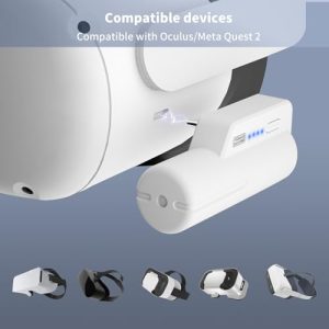 5000mAh Portable Backup Battery for Oculus Quest 2 Elite Strap