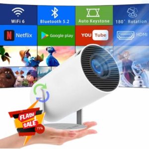 Smart Mini Projector with Android 11