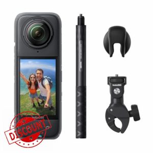 Insta360 X4 Motorcycle Bundle - 8K Waterproof 360 Action Camera