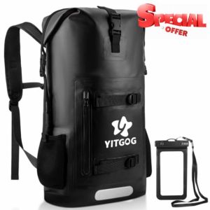 YITGOG Dry Bag 30L Roll Top Waterproof Dry Bag with Phone Pouch