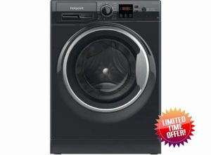 HOTPOINT NSWF946BSUK 9kg 1400rpm A Rated Washing Machine in Black            [Energy Class A]