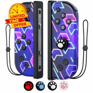 TURPOW Replacement Controller sw Gamepad for N S-witch/Lite/OLED with Motion Control/Dual Vibration/Wake-Up/Screenshot