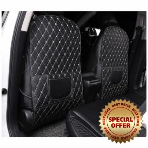 BFRDGE 2pcs Car Seat Back Anti Kick Mat for Nissan Qashqai 3.Gen (J12) 2021 2022 2023