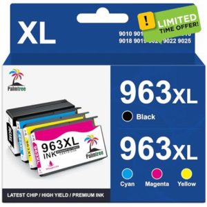 963XL Ink Cartridges Multipack 963 XL Compatible for HP 963 963XL for HP Officejet Pro 9010 Ink Cartridges 9012 9022 9025 9014 9015 9016 9018 9019 9020 963XL Black Cyan Magenta Yellow