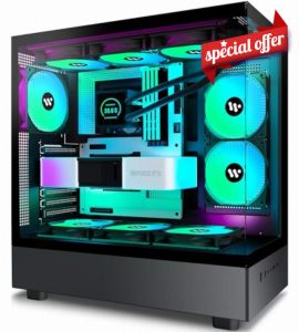 AMANSON PC CASE ATX 6 PWM ARGB Fans Pre-Installed