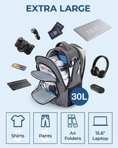 15.6 inch Anti Theft Laptop Backpack with USB Charging Port