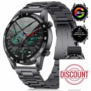 LIGE Smart Watch for Men AMOLED Display