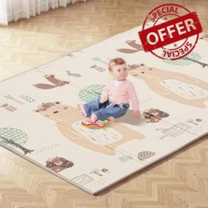 Glostravier Foldable Large Baby Play Mat