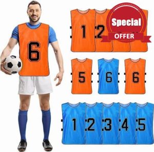12 Pack Football Bibs